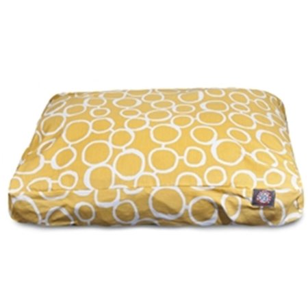 MAJESTIC PET Fusion Yellow Small Rectangle Dog Bed 78899560560